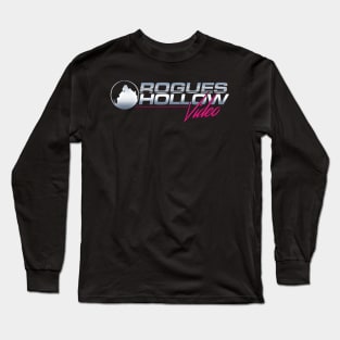 Rogues Hollow Video Metal 80's Logo Shirt Long Sleeve T-Shirt